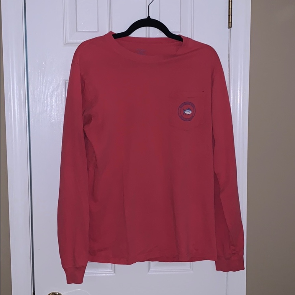 Southern Tide hot pink long sleeve t-shirt